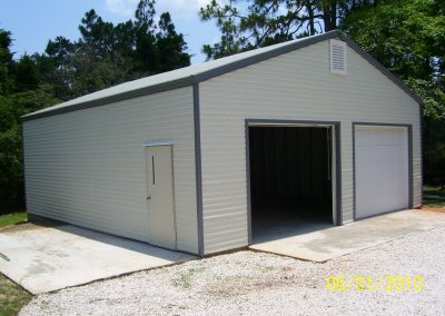 Steel frame garage (5)