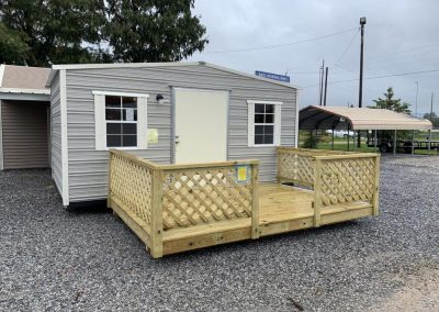 10x16 Workshop with optional portable deck
