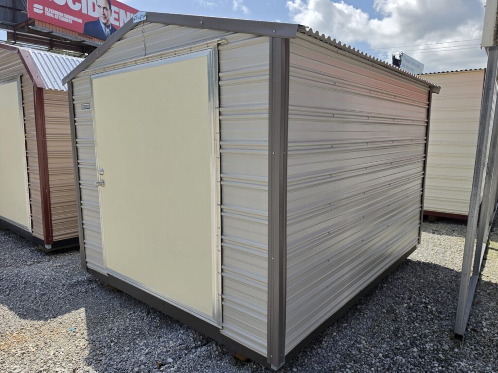 8X10 Shed with Ash Grey siding and Burnished Slate trim and a Gable roof